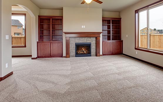 a clean carpet