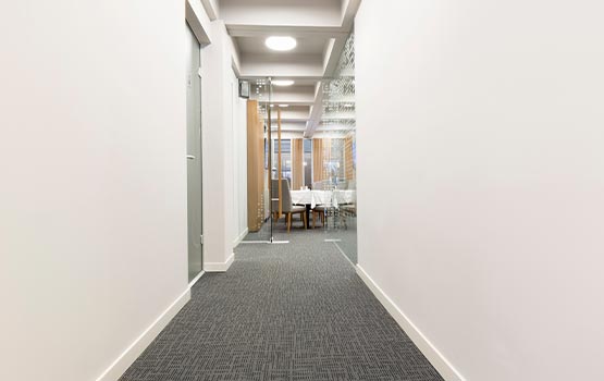 a clean carpet