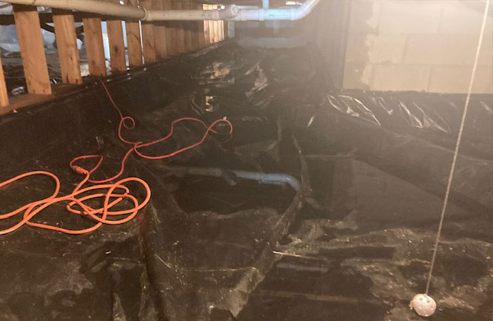 Vapor barriers installation Vapor barriers installation