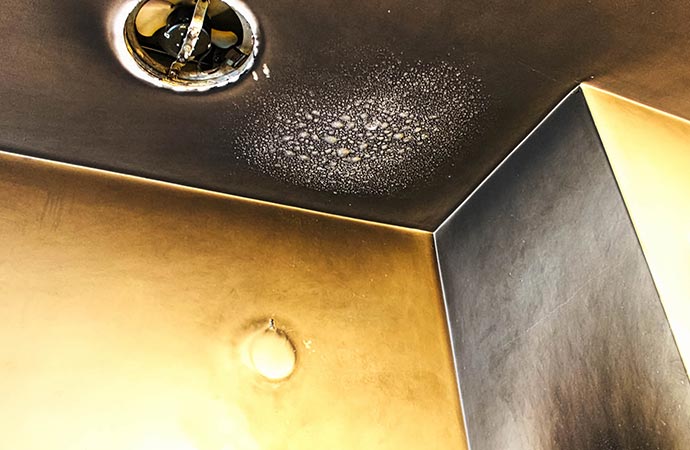 Soot damage
