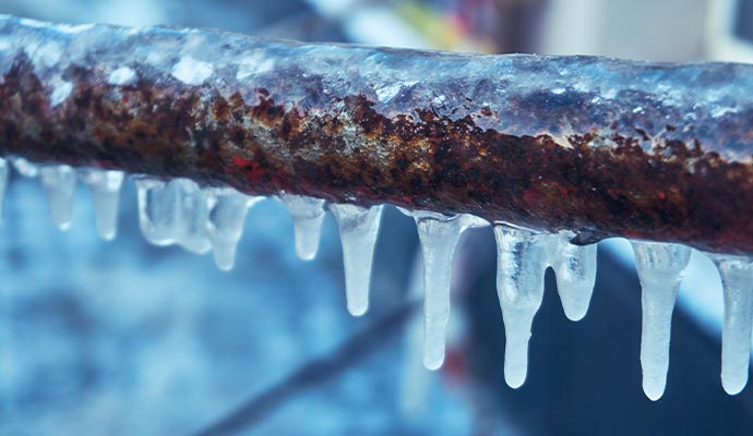 Frozen pipe